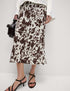 Marks & Spencer "Animal Print Midaxi Slip Skirt"